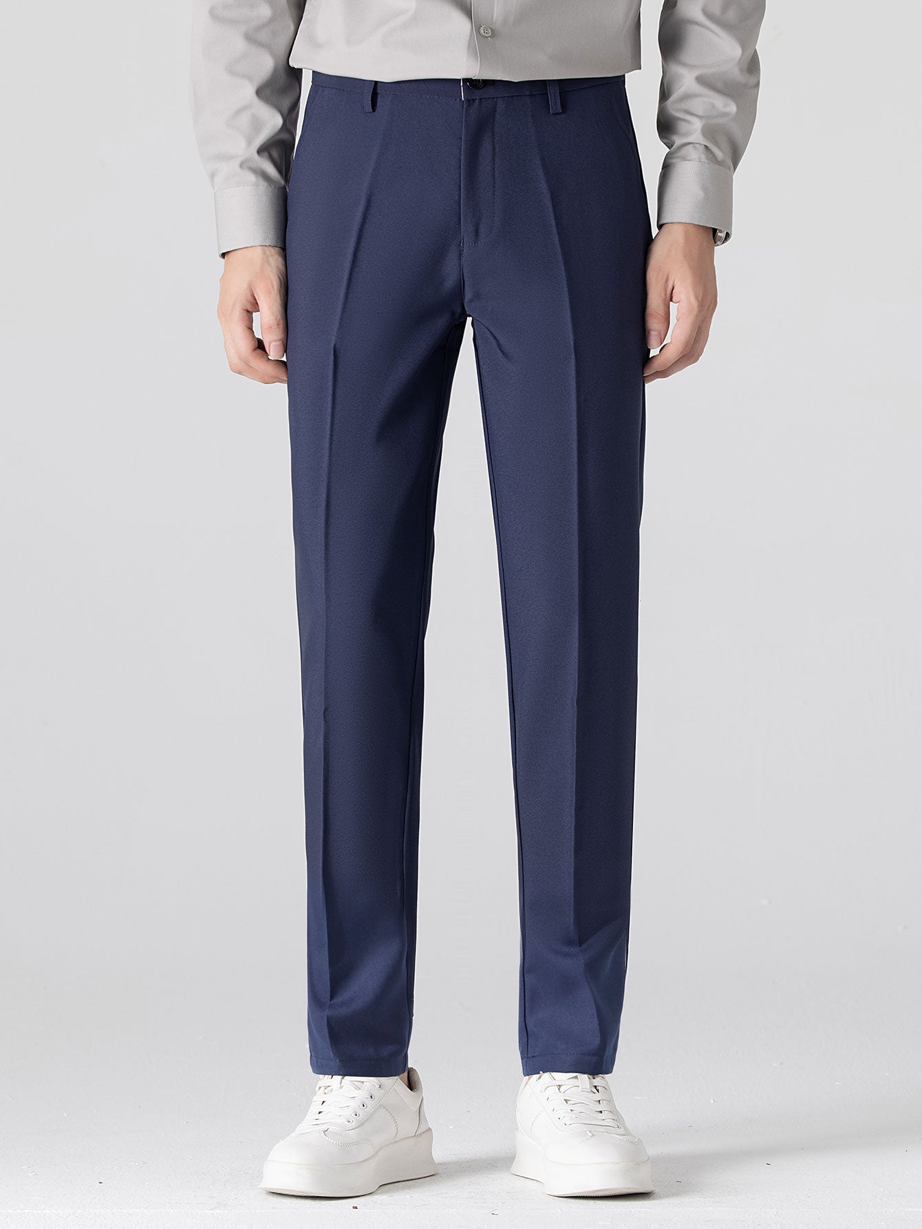 Contrast Trim Waffle Ringer T-Shirt & Slim Fit Tapered Trousers